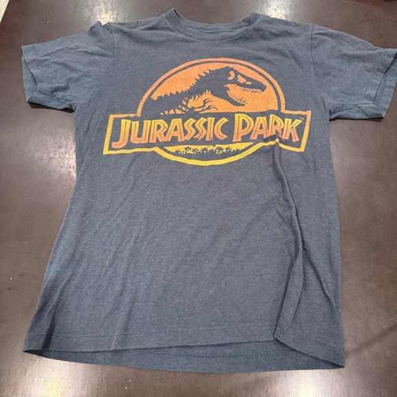 none Tops - Jurassic Park Women's T-Shirt - Gray